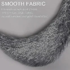 Faux Fur Dyre Stor Hale Ræv Kat Hund Ulvehale Sæt Halloween Fest Kostume Tilbehør grey