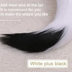 Faux Fur Kat Fox Ulv Pelsagtig Hale