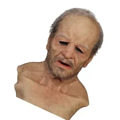 Ferie Halloween Sjov Maske Super Blød Bedstefar Voksen Maske Hovedbeklædning Cosplay Party Props