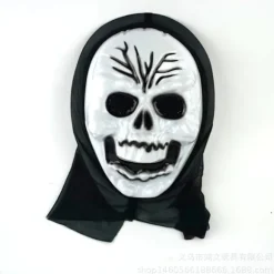 Festartikler Spøgelsesmaske Halloween Dødsmaske, Gammelt Rundt Ansigt Gammelt rundt ansigt Old round face