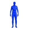 Festdragt Usynlig Morph Suit Voksen Herre Dame Fuld Kongeblå 0 Kongeblå Kongeblå 150CM