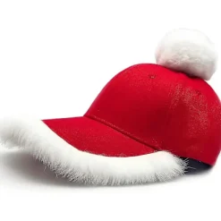 Festlig Julemandshue! Sjov Julemandshue med Justerbar Baseballkasket (YJD)