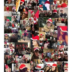 Festlig Julemandshue! Sjov Julemandshue Justerbar Fashion Julemand Baseball Cap