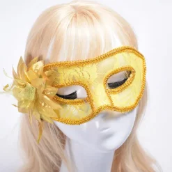 Festmaske Halloween Maske ROSA RØD_jarx Rose Red