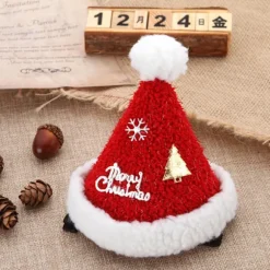 Fire store julehat hårklip søde søde hat anker gave festlig