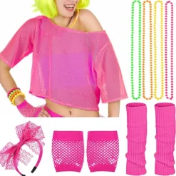 Fiskenet skjorte Sæt 80 - sæt PINK L Pink Pink L