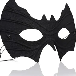 Fladdermus øjenmaske kostume - Superhelt sort flagermus ansigtsmasker klæd dig ud C