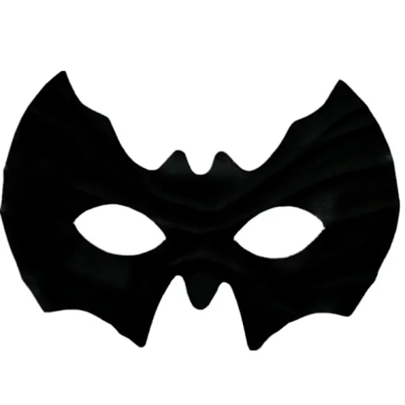 Fledermus Øjenmaske Kostume - Superhelt Sort Fledermaus Ansigtsmasker Klæd Dig Ud C