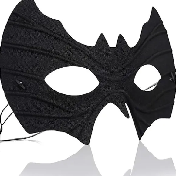 Fledermus Øjenmaske Kostume - Superhelt Sort Fledermaus Ansigtsmasker Klæd Dig Ud C