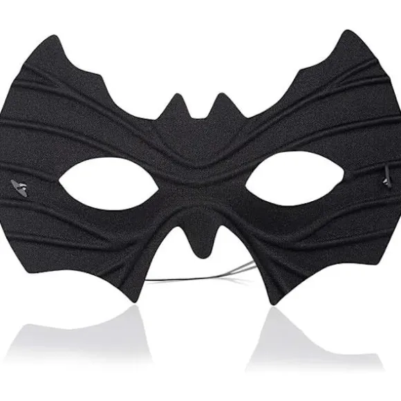 Fledermus Øjenmaske Kostume - Superhelt Sort Fledermaus Ansigtsmasker Klæd Dig Ud C