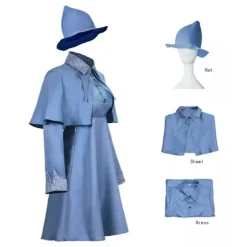 Fleur Delacour Harry Potter Kostume til Piger Sæt Ve Azul 140