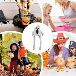 Flyttende flagermusører Halloween flagermushat, justerbar rem gotisk lysende hat