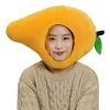 for Creative Mangoes Form Plys Hat Sjov Frugt Fyldt Hovedbeklædning Cosplay Fest