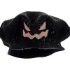 Fransk Stil Græskar Beret, Letvægts, Orange, Halloween Kostume Tilbehør, Party Hat, Jack-O-Lantern Design til Kvinder og Mænd.