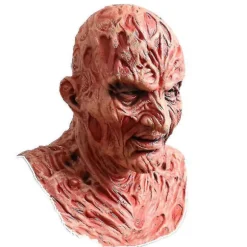 Freddy Krueger Latex Maske Halloween Realistisk Voksen Fest Skræmmende Cosplay