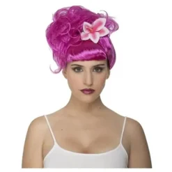 Fuchsia sanger paryk samlet med Flo Fuchsia, Multifarvet Fuchsia, Multifarvet