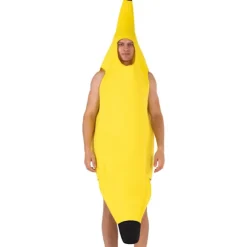 (FY) Banankostume til voksne, unisex, one size, Halloween-udklædning