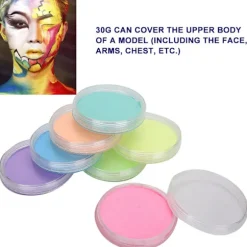 30g Fluorescerende DIY Kropsmalingspigment til Ansigts- og Kropsfestmakeup
