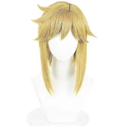 Game Legend Link Cosplay til Voksne og Børn Tårer af Kongeriget Kostume Fuld Sæt Mand Halloween Karneval Kostume-WELLNGS color:With wig size:150