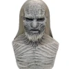 Game Of Thrones 8 The White Walkers Cosplay Fuld Hovedmaske Med Parykker Halloween Karneval Fest Nat Konge Latex Hovedbeklædning Fancy Udklædningskostume Prop | Fyndiq