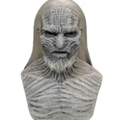 Game Of Thrones 8 The White Walkers Cosplay Fuld Hovedmaske Med Parykker Halloween Karneval Fest Nat Konge Latex Hovedbeklædning Fancy Udklædningskostume Prop | Fyndiq