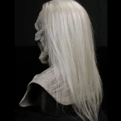 Game Of Thrones 8 The White Walkers Cosplay Fuld Hovedmaske Med Parykker Halloween Karneval Fest Nat Konge Latex Hovedbeklædning Fancy Udklædningskostume Prop | Fyndiq