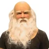 Gammel silikonmaske - Økologisk julemandmaske - Giftfri - Halloween
