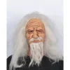 Gammel voksen troldmand latex maske