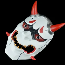 Genji Djævel Cosplay Maske Unisex Fuld Ansigt Hovedbeklædning Halloween Julegave