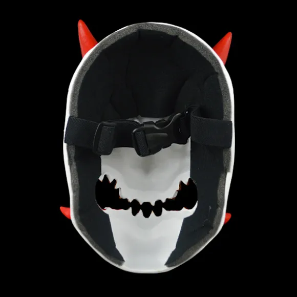 Genji Djævel Cosplay Maske Unisex Fuld Ansigt Hovedbeklædning Halloween Julegave