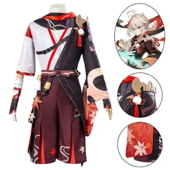 Genshin Impact Kostume, Genshin Impact Kaedehara Kazuha Cosplay Kostume, Spilkarakter Cyno Cos Uniform Fancy Dress Tøj, Genshin Impact Halloween Pa