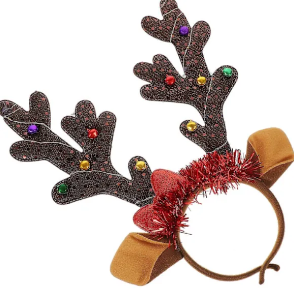Gevir Pandebånd Cosplay Hjortegevir Pandebånd Sødt Julefrokost Gave Til Kvinder Mænd Børn 1 stk