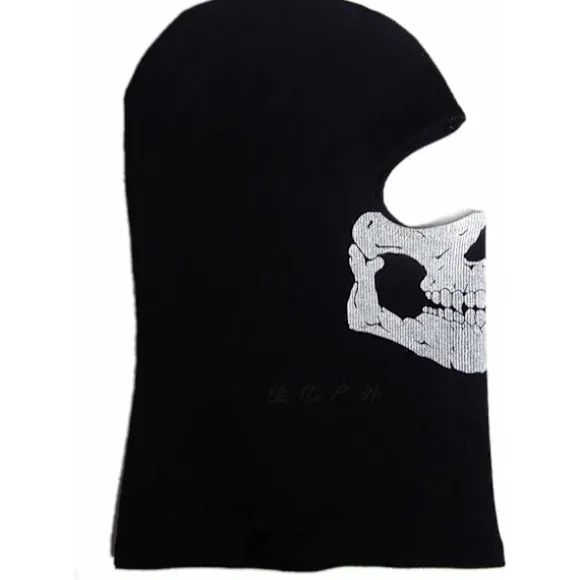 Ghost Maske Dødningehoved Balaclava MW2 Skelet Kostume Helhoved Skimaske Snood Strikket Vindtæt til Cykel Skateboard Motorcykel Snowboard Udendørs Sport | Fyndiq