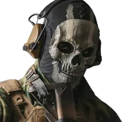 Ghost Maske Hovedbeklædning - Kranie og Knogler Design