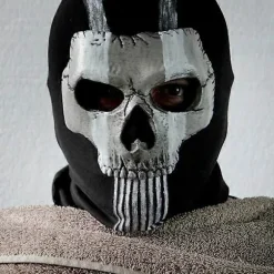 Ghost Maske V2 - Call of Duty MW2 Airsoft Skull Hjelm til Cosplay[JUN]