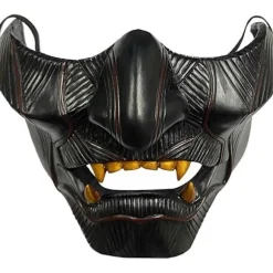 Ghost of Tsushima Jin Sakai Cosplay Halvmaske i Resin Samurai Warrior Maske