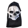 Ghost Skull Full Face Ghost Game Skull Special Maske Cosplay Kostume Latex Masker Hætte Hovedbeklædning Voksen Unisex Halloween Prop~12929