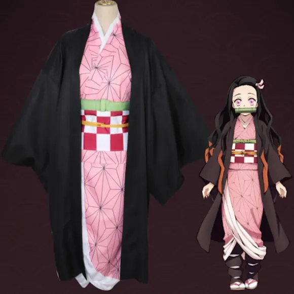 Ghost Slayer Cos Kostume Halloween Cosplay Kostume 140cm B 110cm