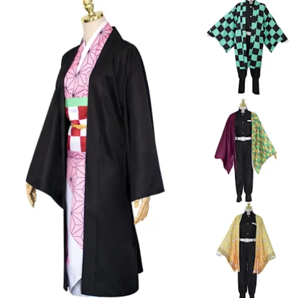 Ghost Slayer Cos Kostume Halloween Cosplay Kostume 140cm B 110cm