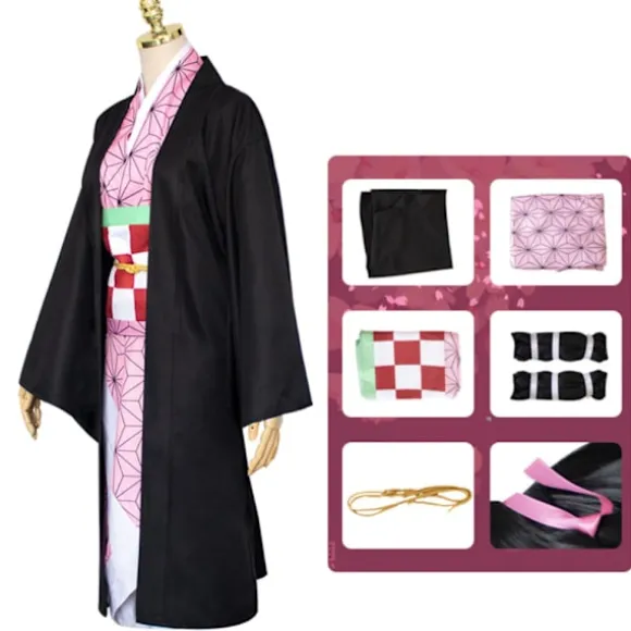 Ghost Slayer Cos Kostume Halloween Cosplay Kostume 140cm B 110cm