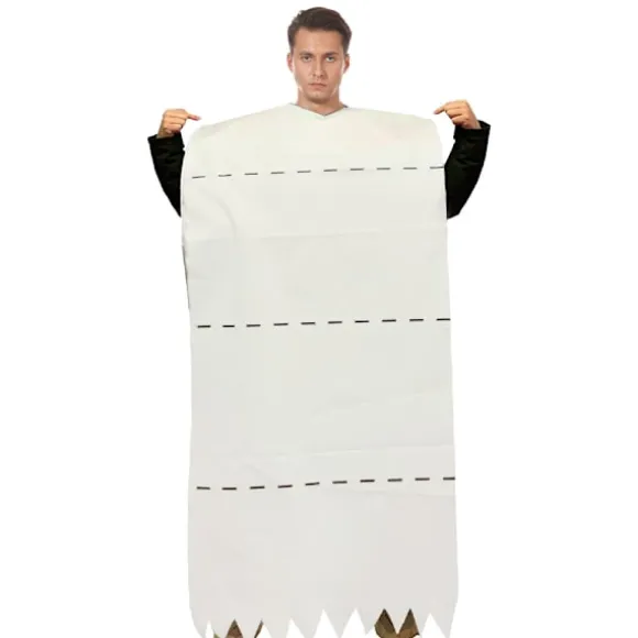 Gigant Toiletpapir Rulle Voksen Halloween Kostume