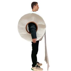 Gigant Toiletpapir Rulle Voksen Halloween Kostume