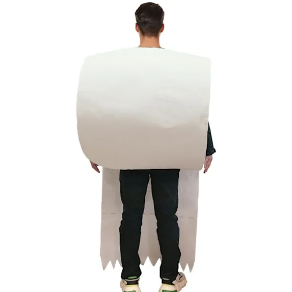 Gigant Toiletpapir Rulle Voksen Halloween Kostume