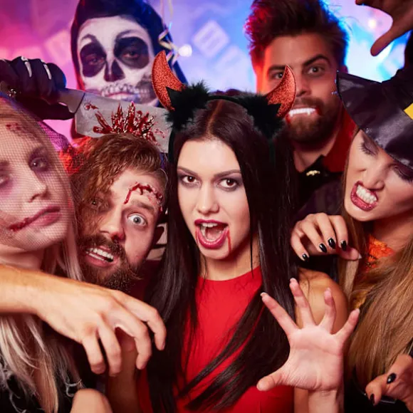 Glitter Djævle Horn Pandebånd, Røde Djævle Horn Djævel Kostume Kvinder Mænd Piger, Halloween Maskerade Cosplay Pandebånd (Sort og Rød)
