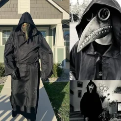 GraduationMall Voksen Sith Kappe Halloween Jedi Hættekappe Ridder Darth Sidious Star Wars Cosplay Kostume M