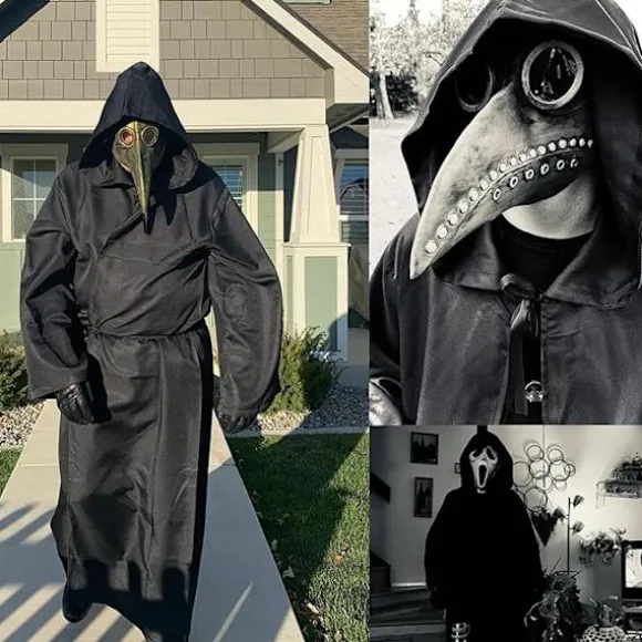 GraduationMall Voksen Sith Kappe Halloween Jedi Hættekappe Ridder Darth Sidious Star Wars Cosplay Kostume M