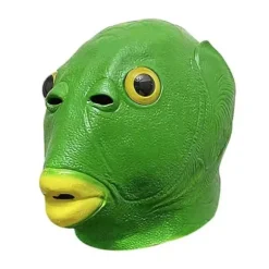Grøn Goby Fisk Maske, Mærkeligt Legetøj Til Halloween, Sjov Kreativ Kostume, Cosplay Party Legetøj, Grøn Fisk Legetøj