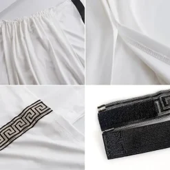 Græsk toga-kostume til par (mand og kvinde) mænd Men Men XL