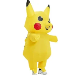 Gul Oppustelig Mascot Pica Anime Cosplay Til Voksne Børn Tegneserie Kostume Sjov Fancy Dress Kostumer Adult(150-190CM)