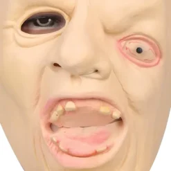 Gummi Latex Horror Maske - til Kostumefest / Halloween / C